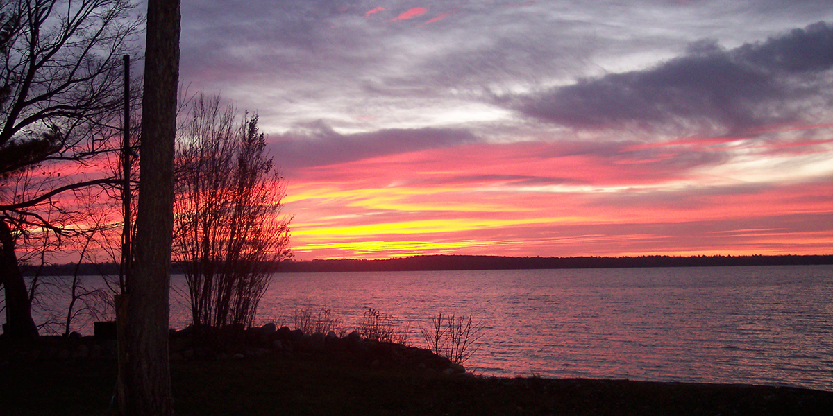 Lake sunrise