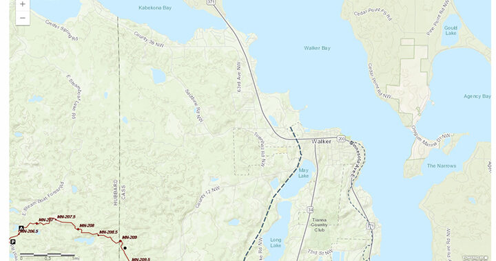 North Country Trail map