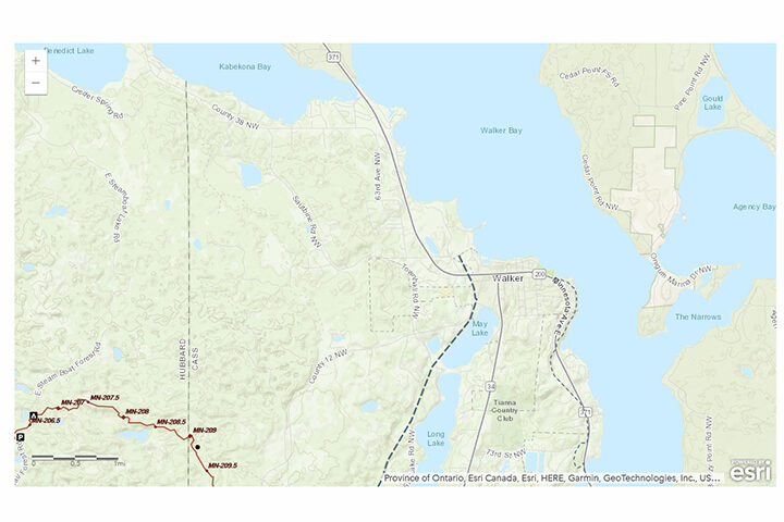 North Country Trail map